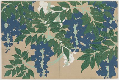 Květiny sta světů (Momoyogusa): Wisteria (Fuji) od Kamisaka Sekka