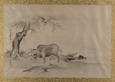 Album kopií čínských obrazů, 17. století. od Kanô Yôboku Tsunenobu