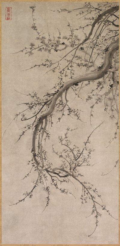 Prunus, 17. století. od Kano Ein