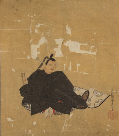 Nesmrtelný básník, 17. století. od Kano Shoun