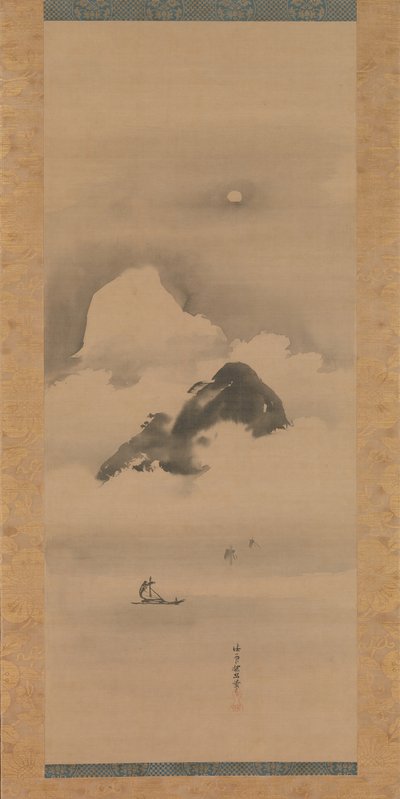 Krajina v měsíčním světle, po roce 1662. od Kanō Tan’yū