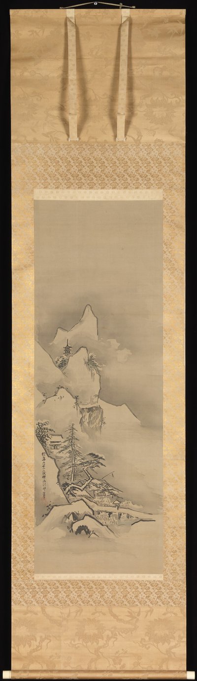 Zimní krajina, 1662. od Kanō Tan’yū