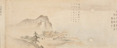 Osm pohledů na řeky Xiao a Xiang, 1675. od Kano Toun