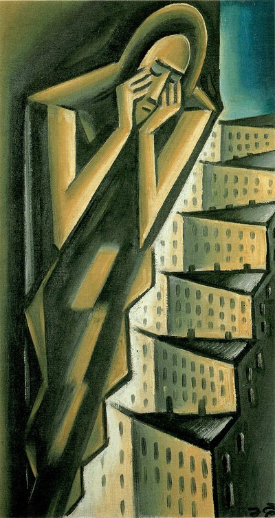 Žena nad městem, cca 1917-1920 od Karel Capek