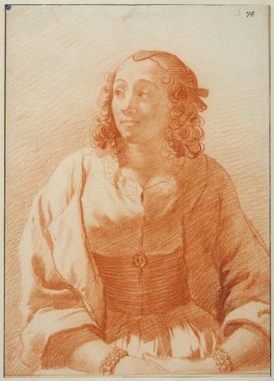 Porträt einer jungen Frau od Karel Dujardin
