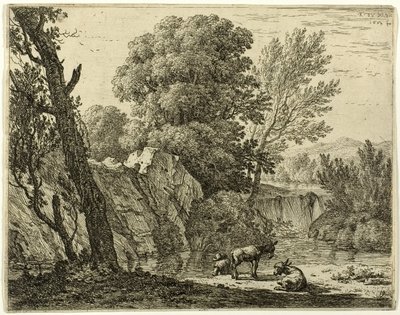 Balič se dvěma osly od Karel Dujardin