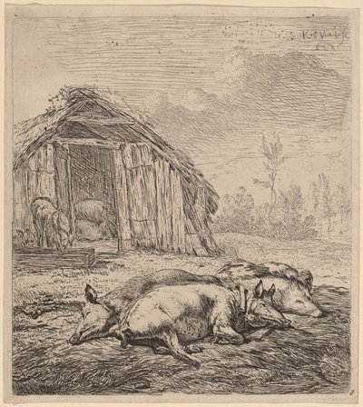 Tři prasata od Karel Dujardin