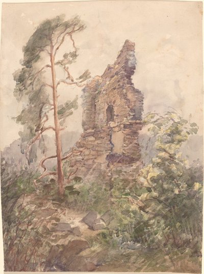Krajina s ruinou od Karel Vitezslav Masek