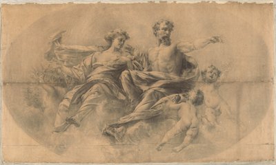 Zeus a Héra od Karel Vitezslav Masek