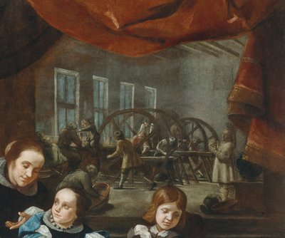Rodina brusiče drahých kamenů Dionysia Miseroniho od Karel Škréta