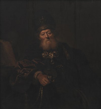 Aron jako velekněz od Karel van III Mander