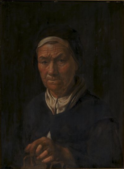 Portrét staré ženy, manželky Christiana Jacobsena Drakenberga, rozené Bagge (?) od Karel van III Mander