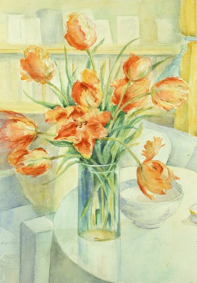 Umělci tulipány v přijímacím pokoji od Karen Armitage