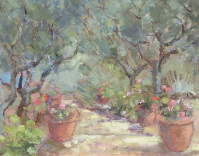 Zahrada v Porto Ercole, Itálie, 1996 od Karen Armitage