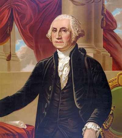 George Washington, vyd. cca 1876 od Karl Augustus Weidenbach
