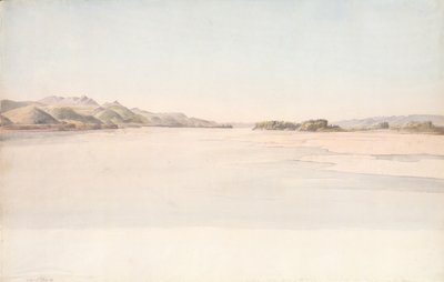 Grand Tower na řece Missouri nad řekou Niobrara od Karl Bodmer