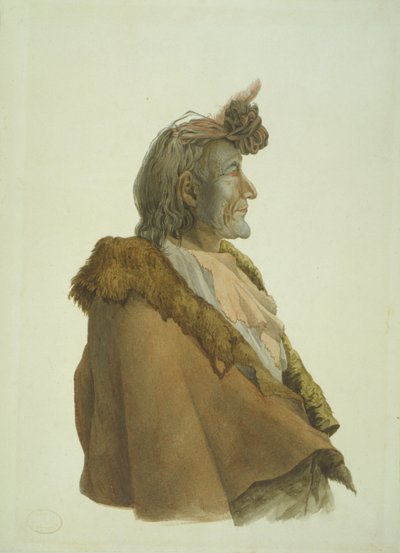 Pioch-Ki?iu, a Piegan Blackfeet man od Karl Bodmer