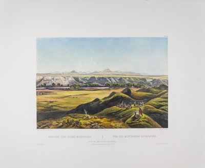 Tableau 44. View of the Rocky Mountains, Bodmer