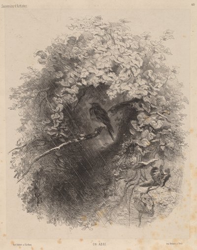 Úkryt, 1858. od Karl Bodmer