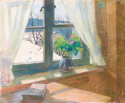 Pohled z okna od Karl Edmund Walser
