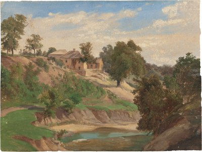 Na řece Pedernales od Karl Friedrich Hermann Lungkwitz
