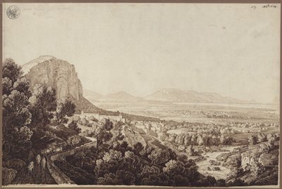„Pohled na údolí Partinico na Sicílii“ od Karl Friedrich Schinkel