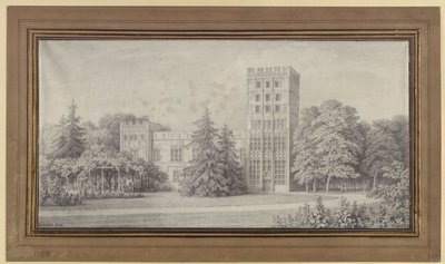 Berlín. Kavalírský dům na Pavím ostrově. Pohled od Karl Friedrich Schinkel