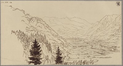 Údolí Gastein od Karl Friedrich Schinkel