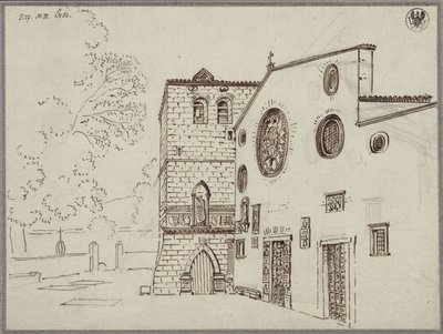 Katedrála San Giusto v Terstu od Karl Friedrich Schinkel
