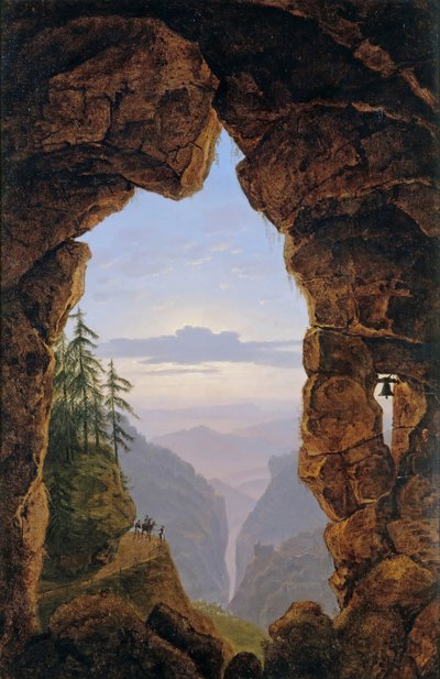 Brána ve skalách, 1818. od Karl Friedrich Schinkel