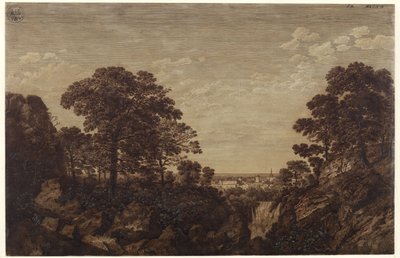 Krajina u Tivoli od Karl Friedrich Schinkel