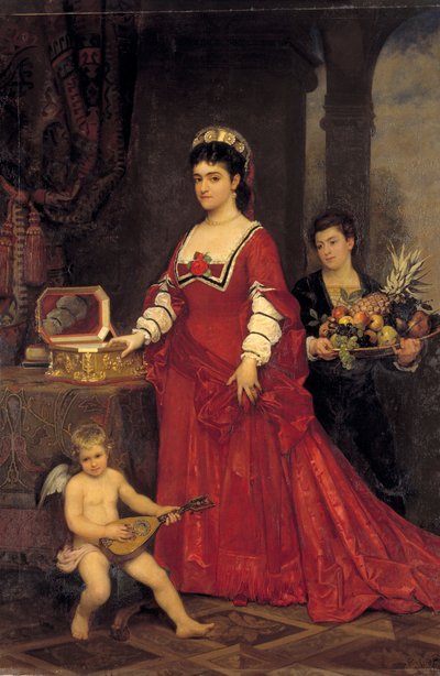 Adelina Patti 1843-1919, C1860-1880. od Karl Friedrich Steinhardt
