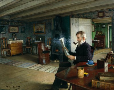 Obývací pokoj kapitánů od Karl Frithjof Smith