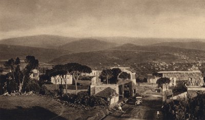 Pohled na Bejrút (černobílá fotografie) od Karl Grober