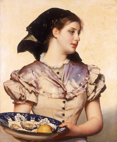 Dívka s ústřicemi od Karl Gussow