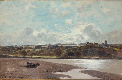 „Krajina naproti Newnhamu na Severnu“, 1880 od Karl Heffner