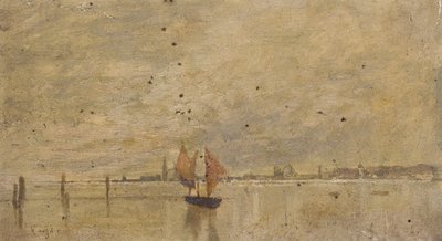 Kus moře: Benátky (olej na plátně na mlynářské desce) od Karl Heffner