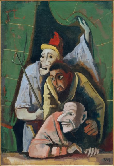 Zlé masky od Karl Hofer