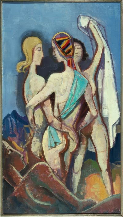 Rozsudek Paříže od Karl Hofer