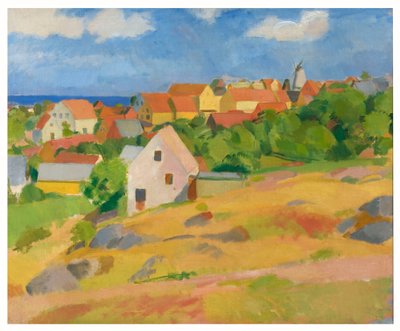Pohled na Gudhjem od Karl Isakson