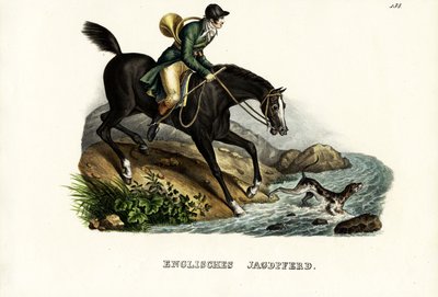 Anglický lovecký kůň, 1824 od Karl Joseph Brodtmann