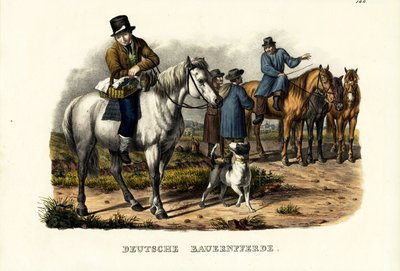 Němečtí farmáři, 1824 od Karl Joseph Brodtmann