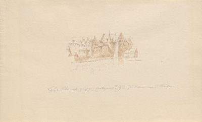 Hrad Lauter mezi Creutznachem a Zweibrückenem a d. zvýšit hlasitost od Karl Julius Von Leypold