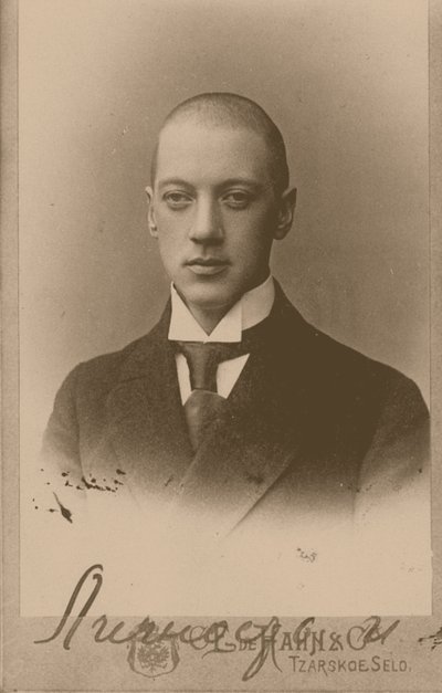 ruský básník Nikolay Gumilyov 1886-1921, cca 1917-1920 od Karl Karlovich Bulla