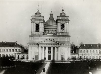 Katedrála Nejsvětější Trojice Lavra svatého Alexandra Něvského v Petrohradu, 1910 od Karl Karlovich Bulla