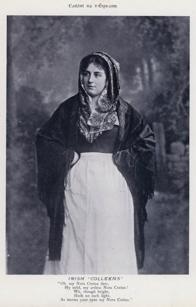 Irský "Colleens" (černobílá fotografie) od Karl Karlovich Piratsky