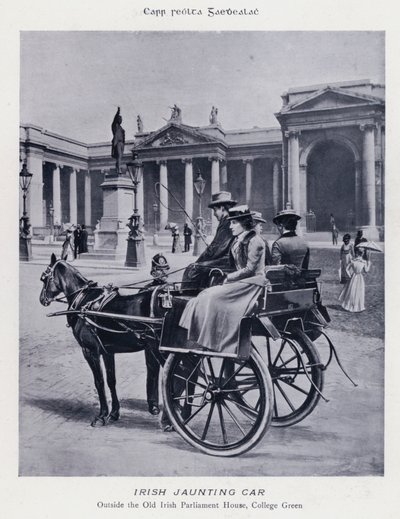 Irish Jaunting Car (černobílá fotografie) od Karl Karlovich Piratsky
