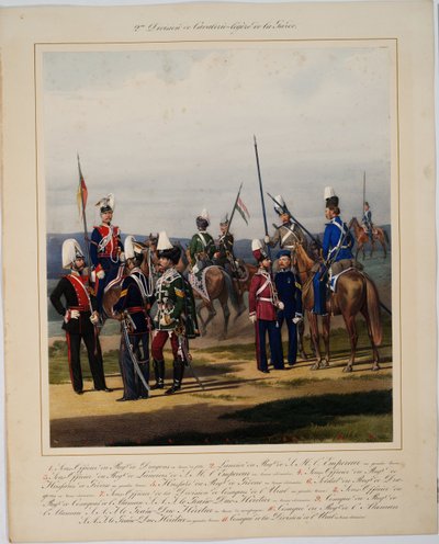 2. gardová jízdní divize, 1867 od Karl Karlovich Piratsky