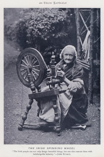 Irský kolovrat (černobílá fotografie) od Karl Karlovich Piratsky