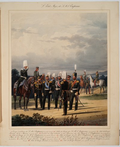 Ruský generální štáb, 1867 od Karl Karlovich Piratsky